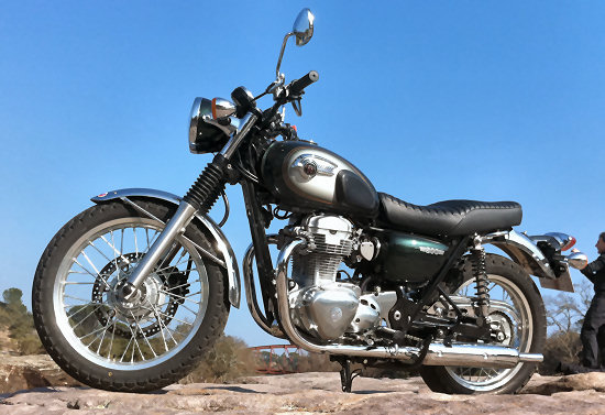 Essai de la Kawasaki W 800 2011