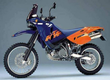 KTM LC4-E 640 ADVENTURE 2002 - Fiche moto - 