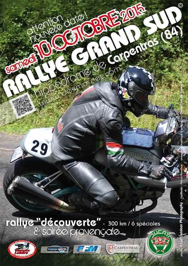 Goûtez au Rallye Grand Sud avec le Ducati Club de France.