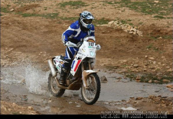 Bruno N'Diaye remporte la seconde �tape de l'Africa Race. - Actualit� moto