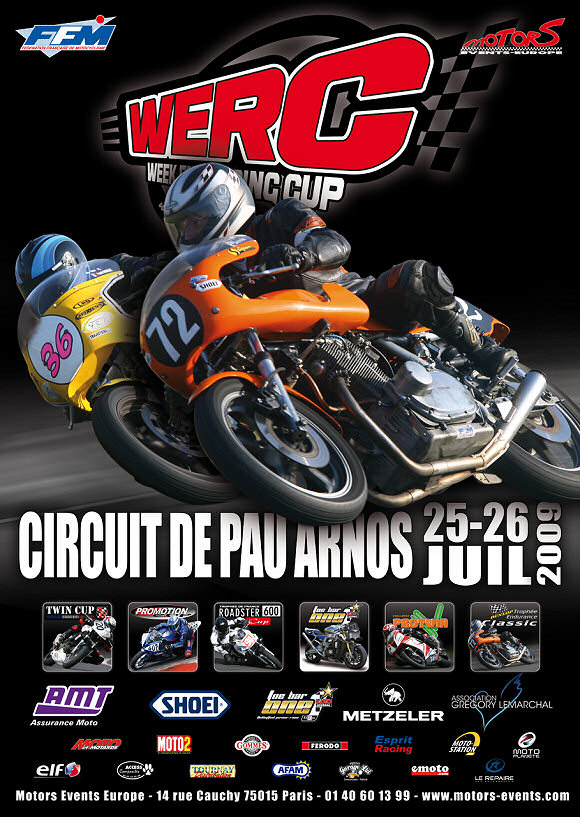 Les W.E.R.C vont secouer Pau ce week-end.
