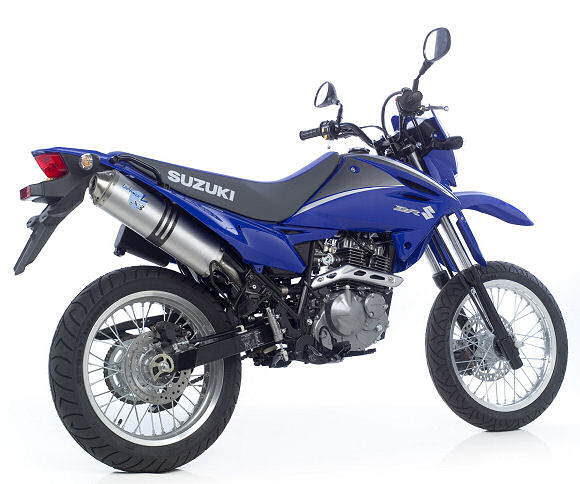 Nouveau silencieux LeoVince X3 pour la Suzuki DR 125 SM.