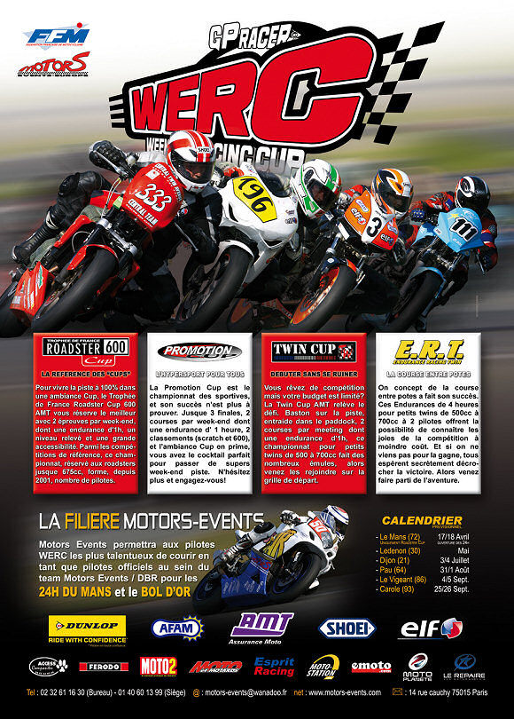 Arsouille générale avec les W.E.R.C GP Racer 2010.