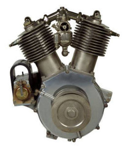 L\'historique des moteurs Harley-Davidson.