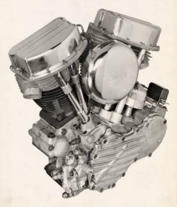 L\'historique des moteurs Harley-Davidson.