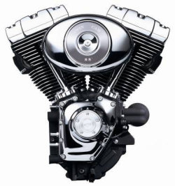 L\'historique des moteurs Harley-Davidson.