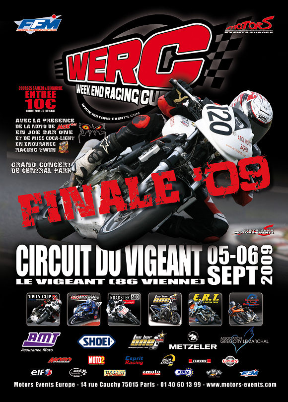 Finale des W.E.R.C ce week-end au Vigeant.
