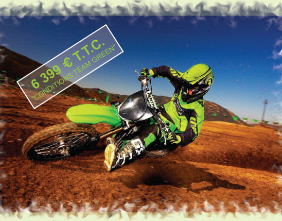 Promo exceptionnelle sur la Kawasaki KX 250 F 2010.