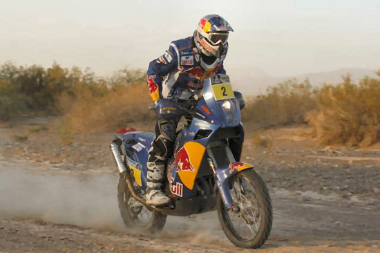 Triplé Michelin sur le Dakar 2010 avec son pneu Desert.