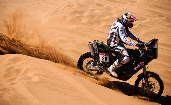 Triplé Michelin sur le Dakar 2010 avec son pneu Desert.