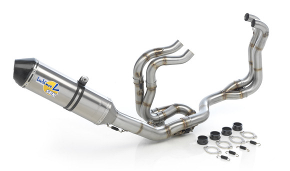 Ligne complète LeoVince SBK Factory EVO II pour l’Aprilia RSV4.