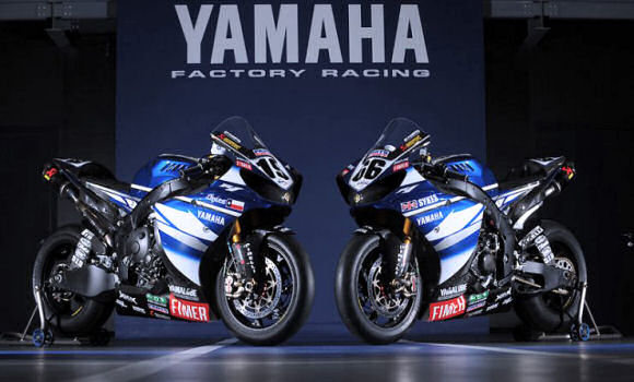 Les nouvelles couleurs du Yamaha World Superbike Team 2009.