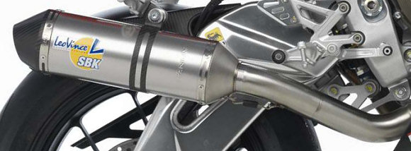 Leovince présente son nouveau pot SBK pour l'Aprilia RSV4.
