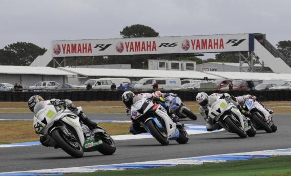 Victoire et 2eme place - Haga prend le controle de l'Australie et du SBK 2009.