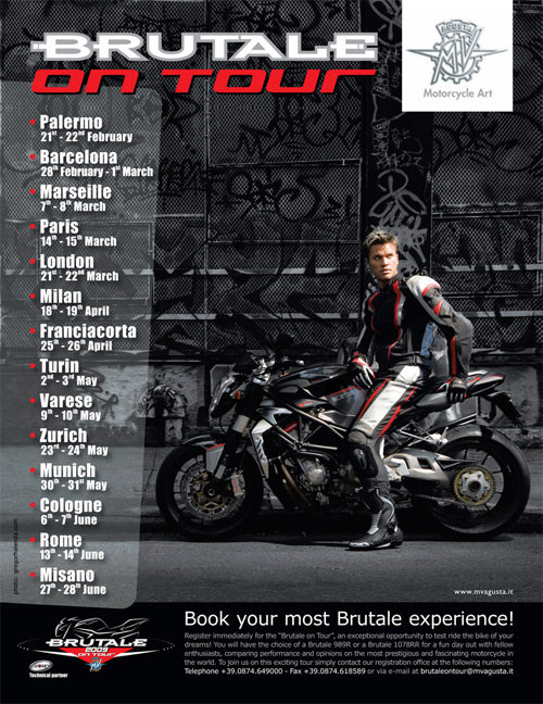 Comment essayer la nouvelle MV-Agusta Brutale 1078 RR...