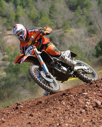 Ouverture du championnat de France d'enduro à Brignolles.