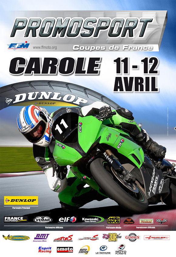 Le PROMOSPORT ouvre la saison à Carole les 11 et 12 Avril.