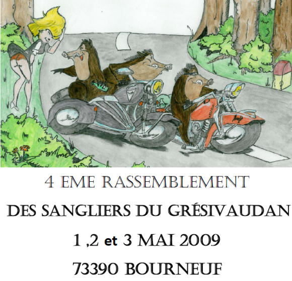 Bientôt la 4eme concentr' des Sangliers du Grésivaudan.