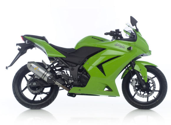 Nouveau silencieux Leovince SBK pour la Kawasaki Ninja 250 R.