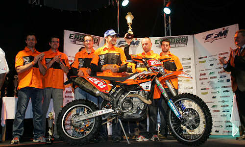 Finale du championnat de France d'Enduro - Nambotin, Germain et Pichon en leaders.