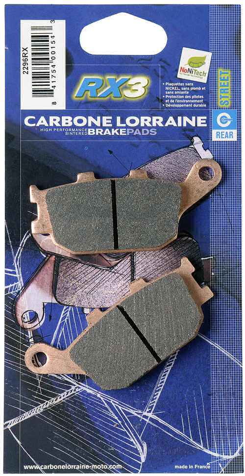 Zoom sur les plaquettes Carbone Lorraine A3+ et RX3.