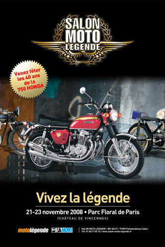 Edition 2008 du Salon MOTO LEGENDE du 21 au 23 novembre.