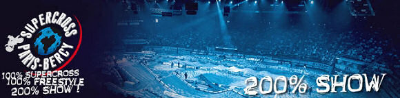 26eme Supercross de Bercy du 7 au 9 novembre avec James Stewart.