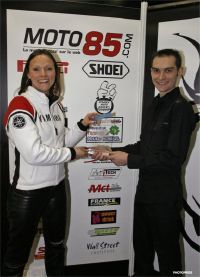 Une lauréate glamour pour le Trophée Bruno Bonhuil 2009.