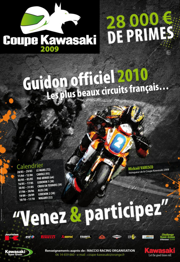 Coupe Kawasaki 2009 - L'ER-6n dans l'arène