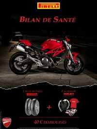Ducati reconduit son bilan de santé gratuit.