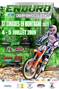 Troisième round du Championnat Enduro Français ce weekend en Ardèche.