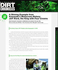 Refonte du site d'informations sportives de l'usine Kawasaki.