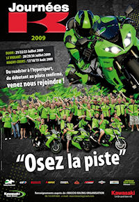 Kawasaki organise votre baptême sur piste.