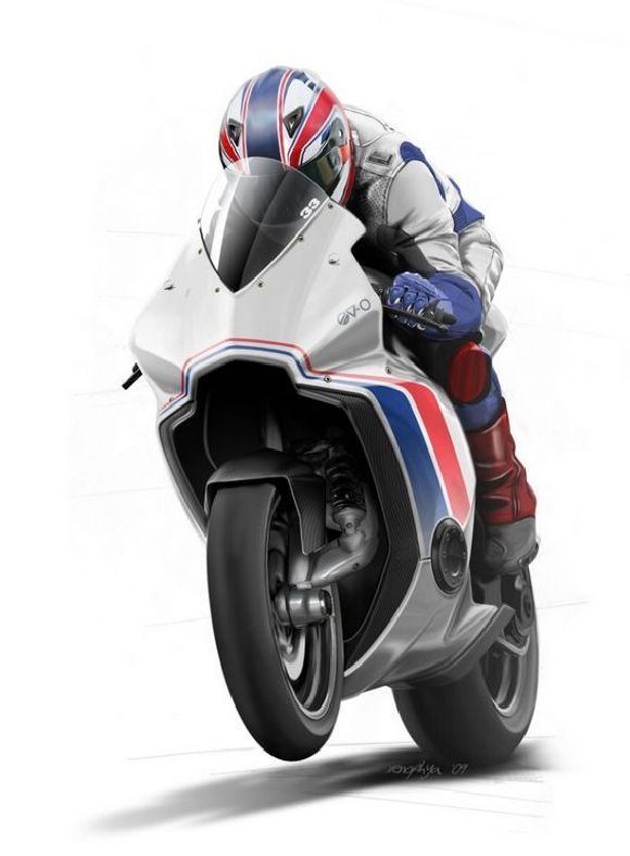 L'EV-0RR, superbike électrique.