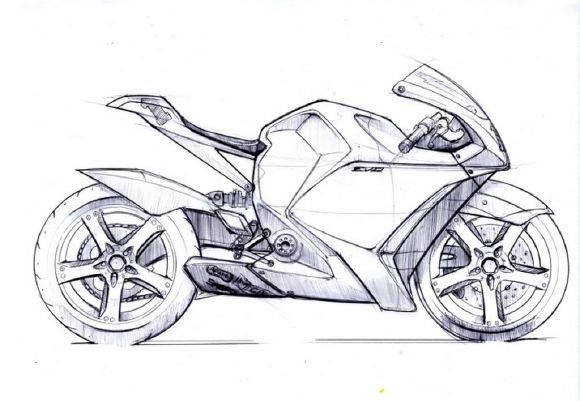 L'EV-0RR, superbike électrique.