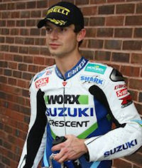 Sylvain Guintoli en Mondial Superbike en 2010.