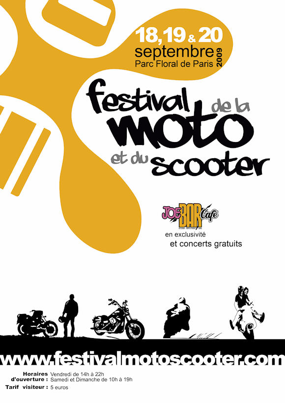 Ce week-end, Festival de la Moto et du Scooter à Paris.
