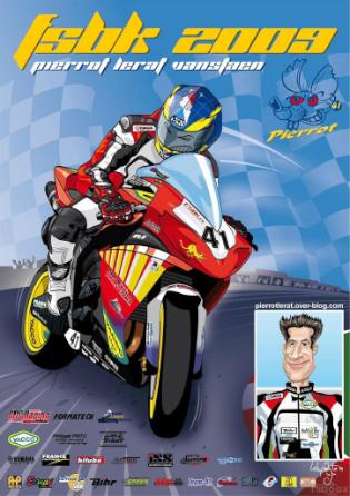 Poster FSBK 2009 Pierrot Lerat