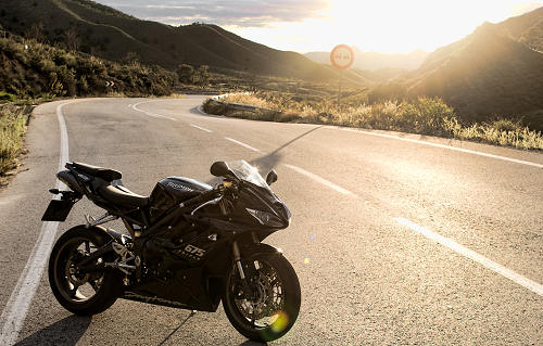 Essai de la Triumph 675 Daytona 2009