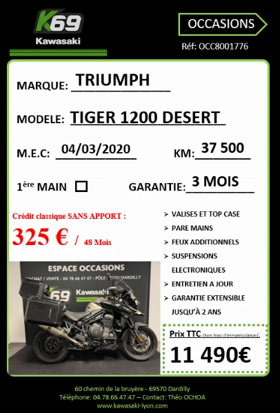 TIGER 1200 DESERT EDITION