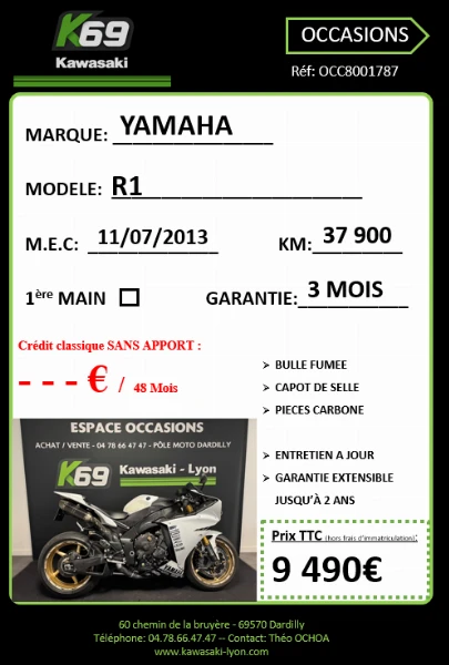 YZF 1000 R1 CROSS PLANE