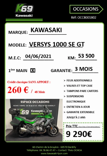 VERSYS 1000 SE GRAND TOURER