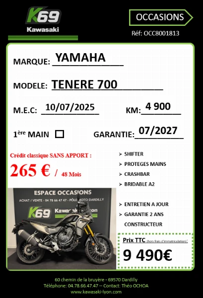 XTZ TENERE 700