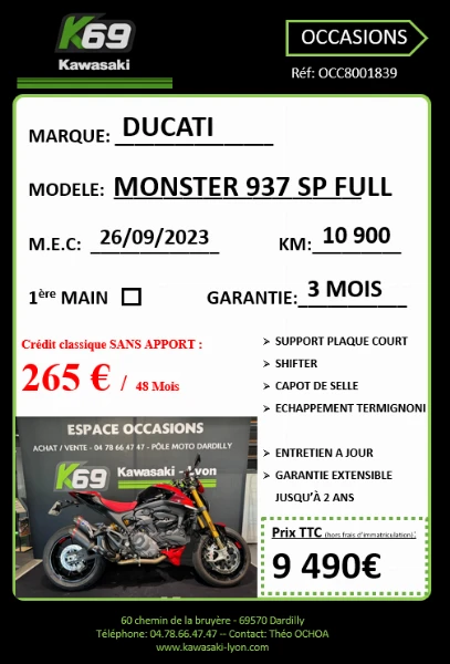 MONSTER 937 SP