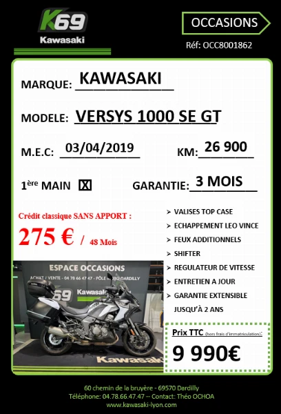 VERSYS 1000 SE GRAND TOURER