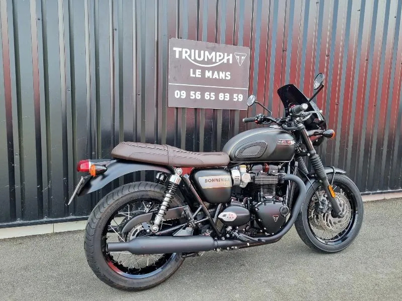 BONNEVILLE T120 Black GOLD LINE Edition