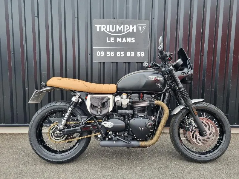 BONNEVILLE T120 Black GOLD LINE Edition