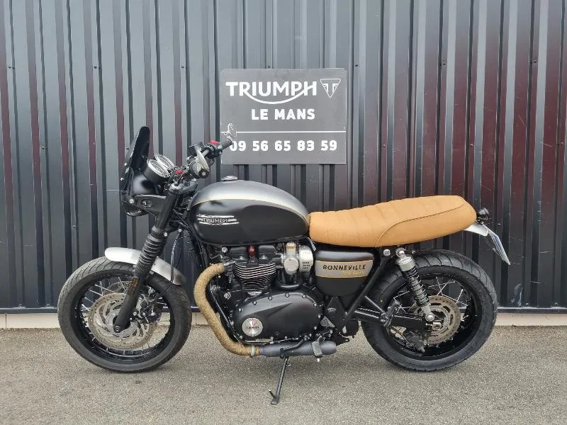 BONNEVILLE T120 Black GOLD LINE Edition