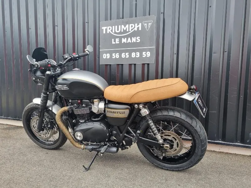BONNEVILLE T120 Black GOLD LINE Edition