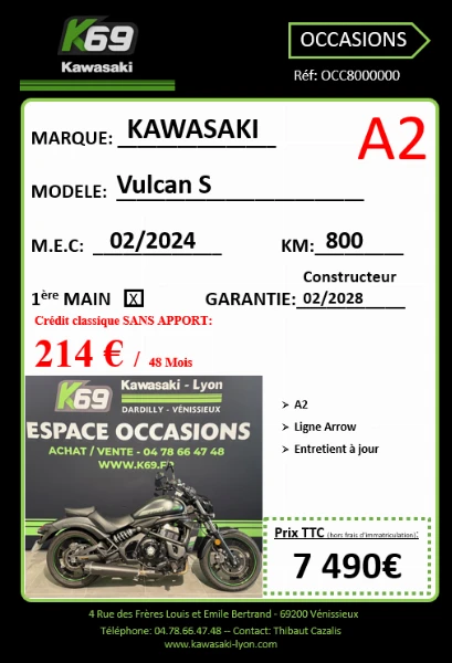 VULCAN 650 S
